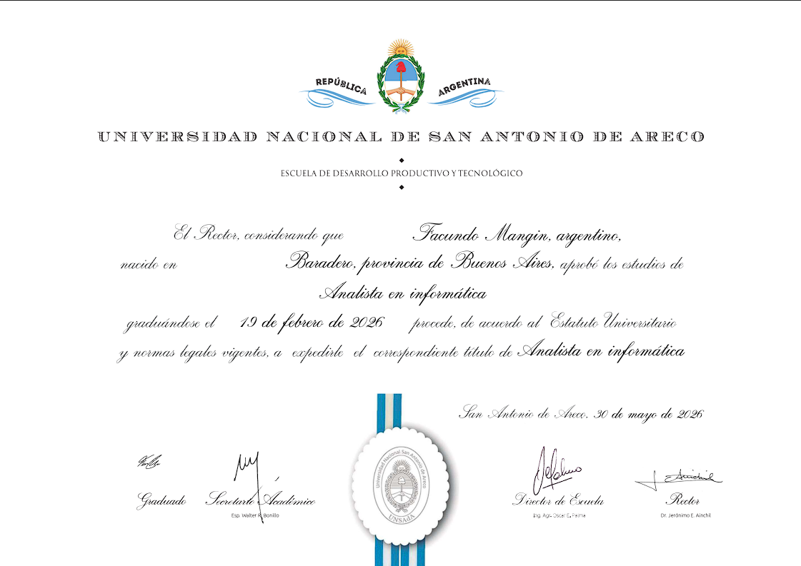 Certificado